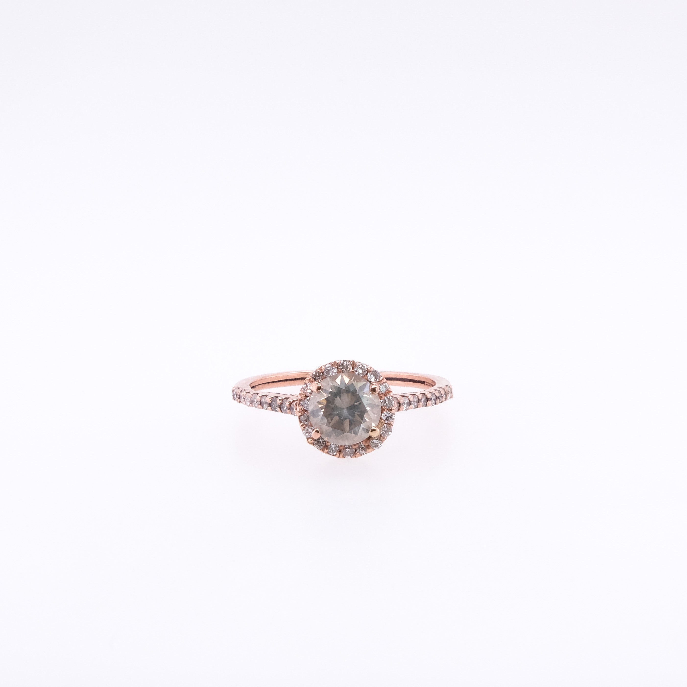 14k Rose Gold Fancy Brown Diamond Ring