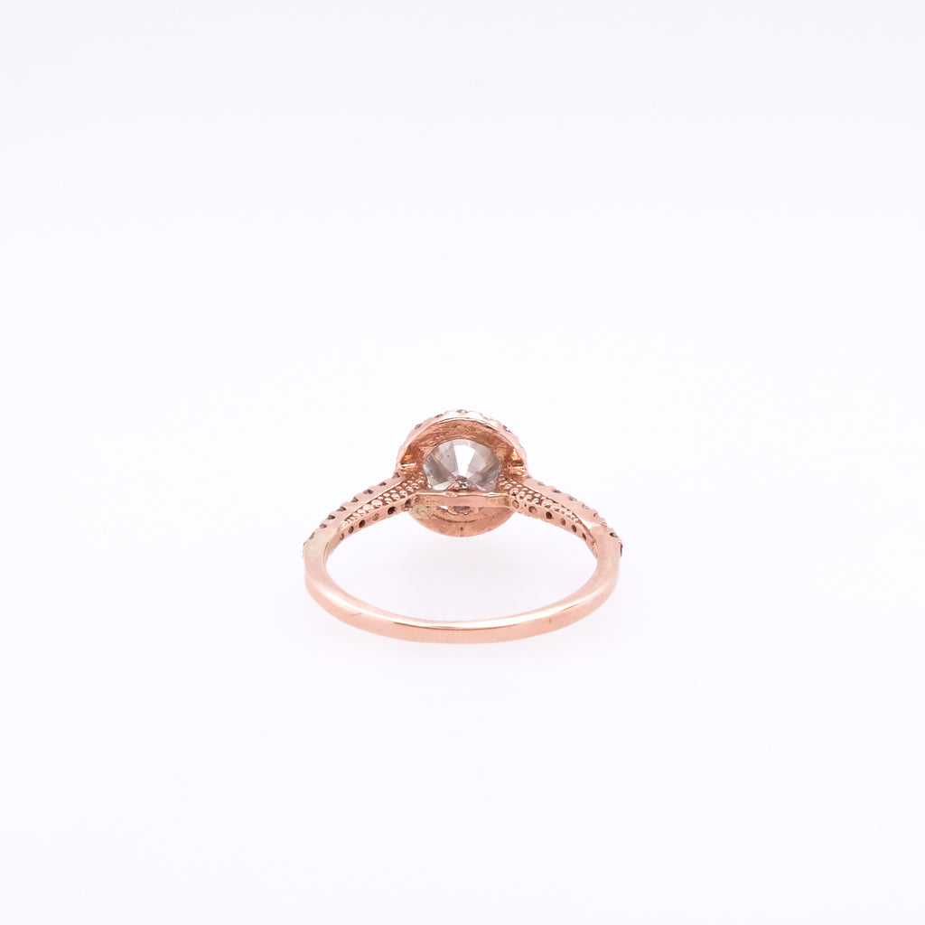 14k Rose Gold Fancy Brown Diamond Ring