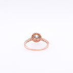 14k Rose Gold Fancy Brown Diamond Ring