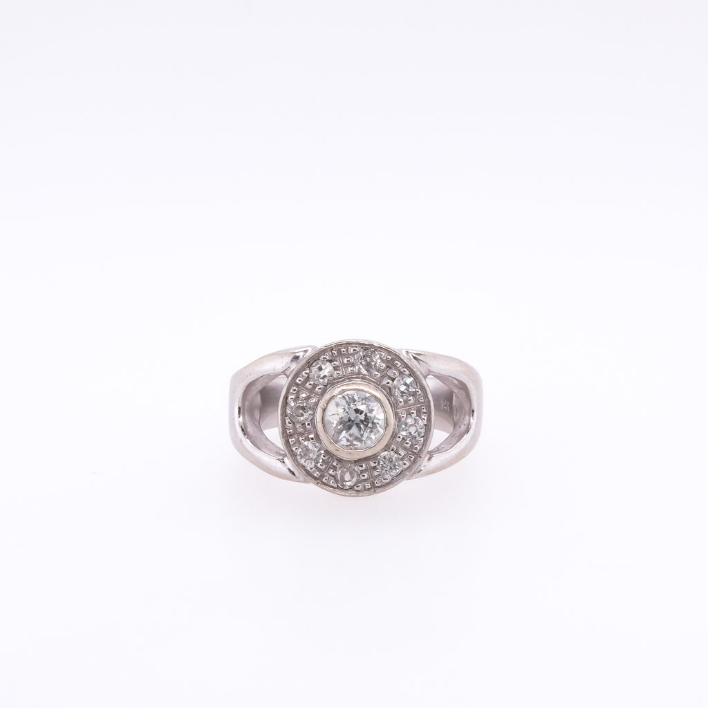 14k Old European Cut Diamond Ring