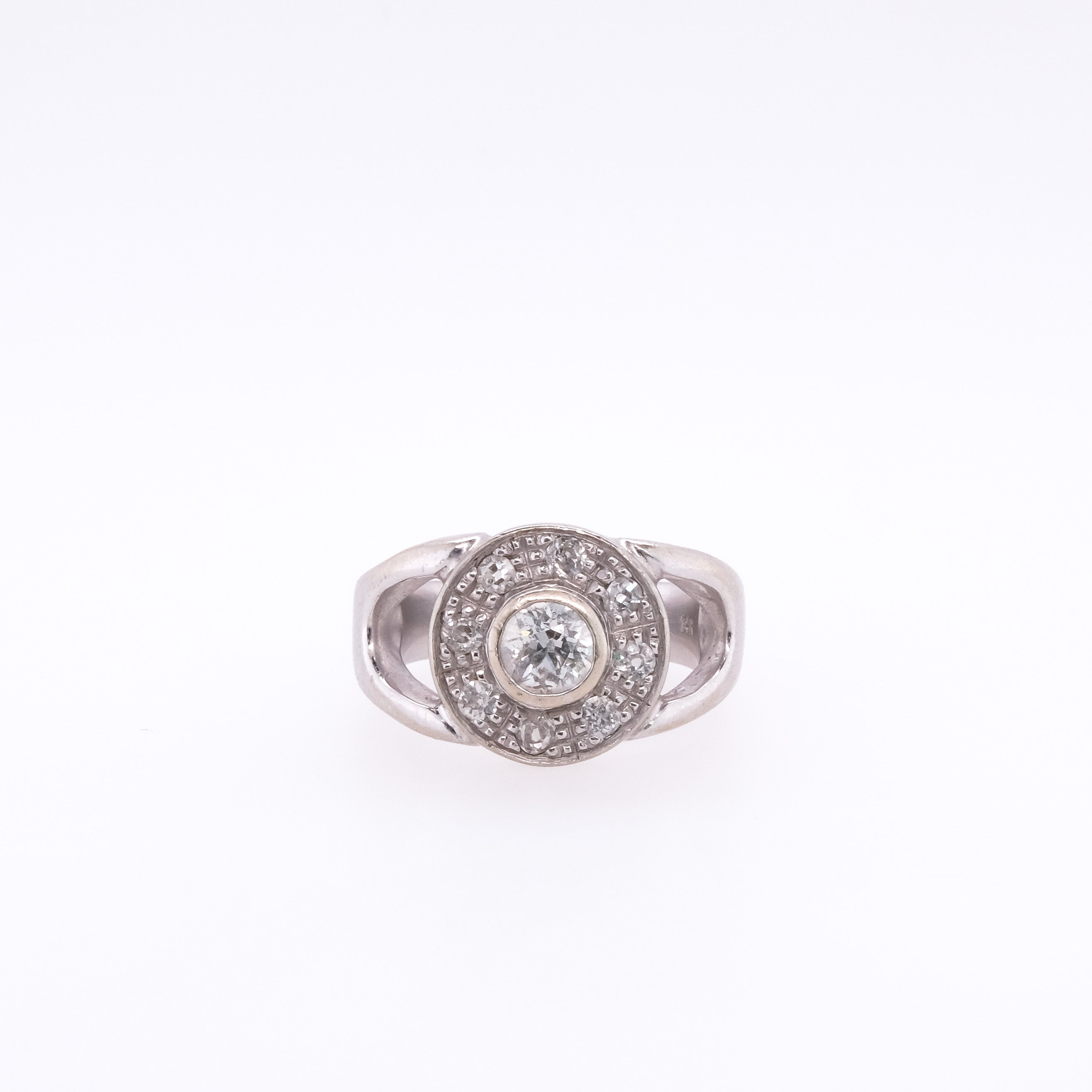 14k Old European Cut Diamond Ring