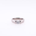 Platinum Natural Diamond Ring