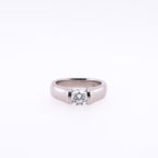 Platinum Natural Diamond Ring