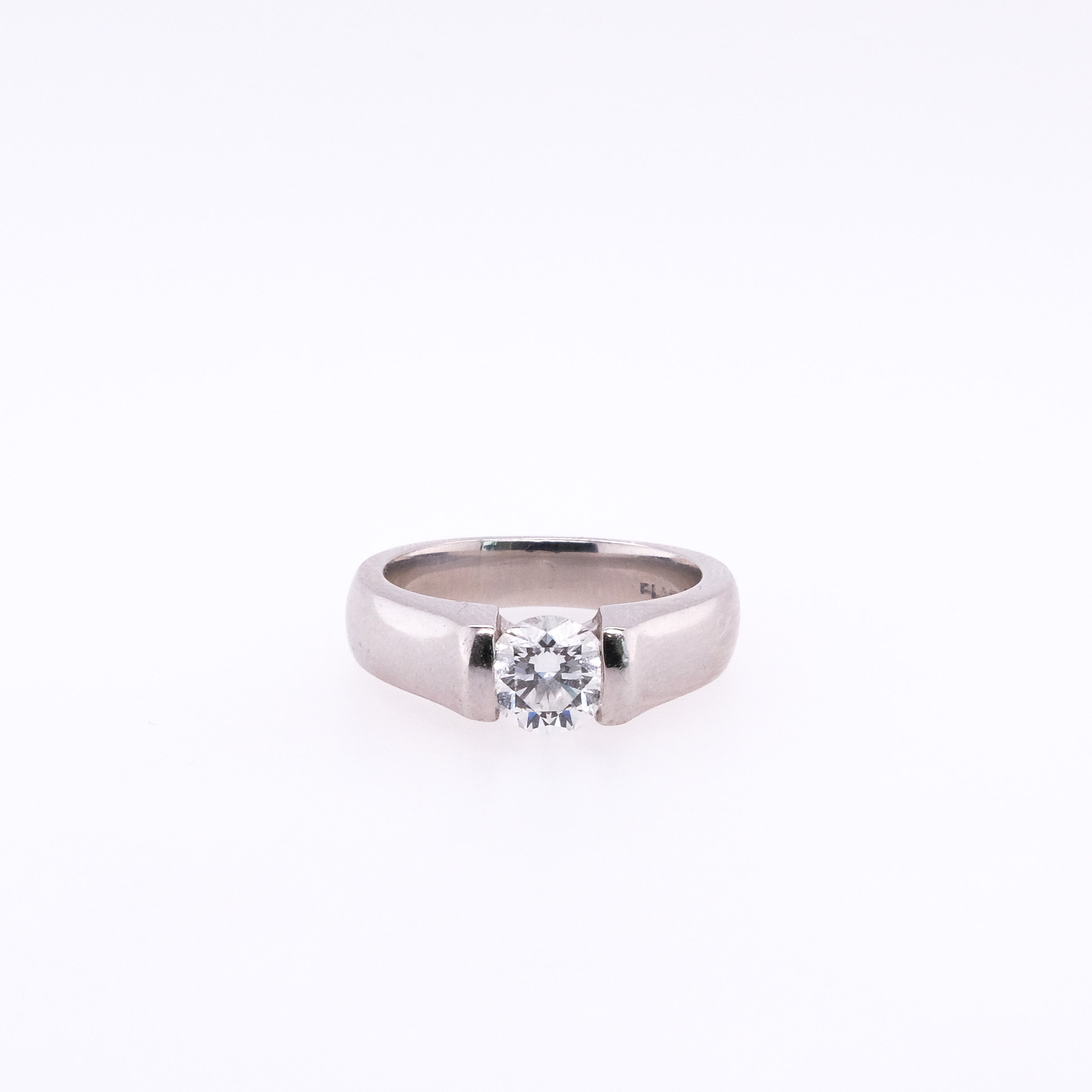 Platinum Natural Diamond Ring