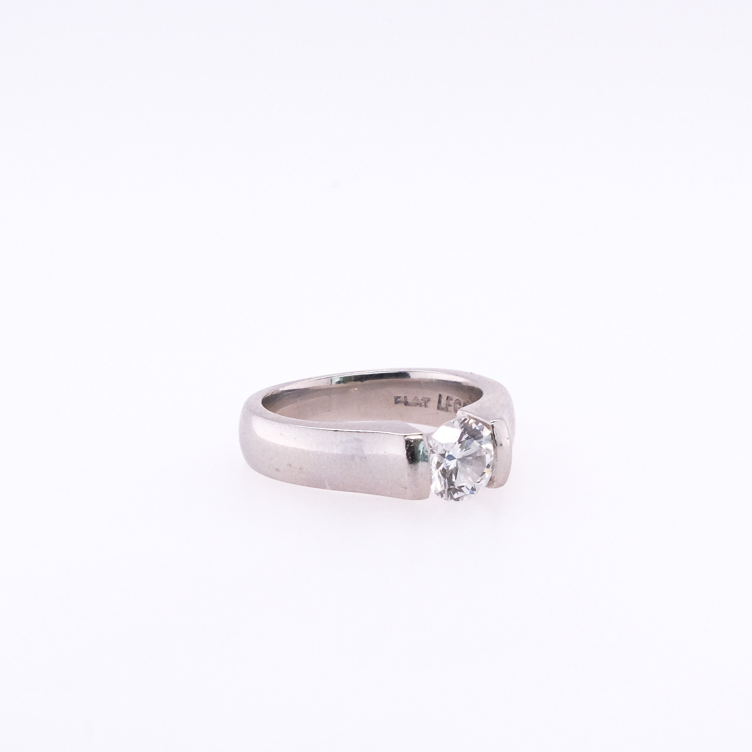 Platinum Natural Diamond Ring