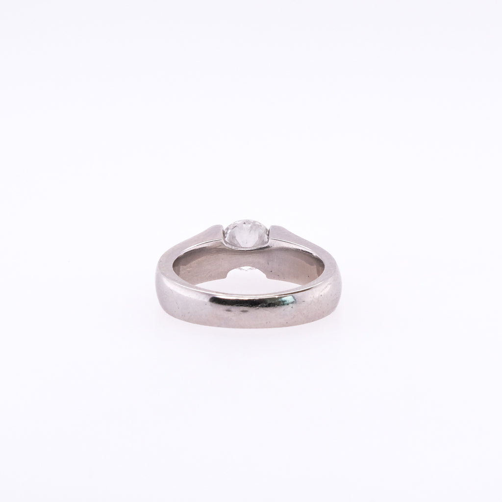 Platinum Natural Diamond Ring