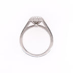 Platinum Tiffany & CO. Natural Cushion Diamond Ring