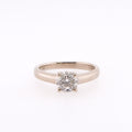 18k Natural Round Diamond Ring