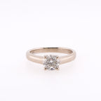 18k Natural Round Diamond Ring