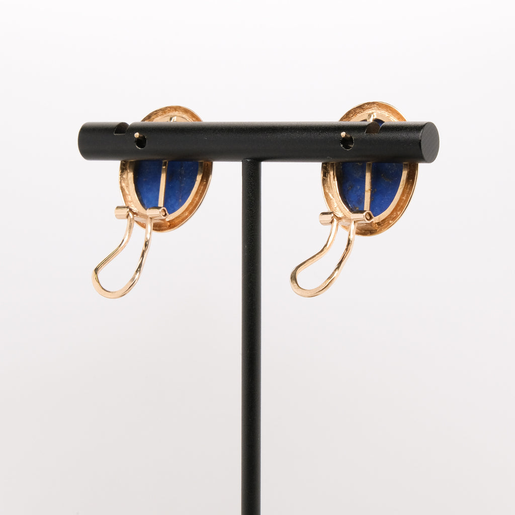 14k Lapis French Back Earrings
