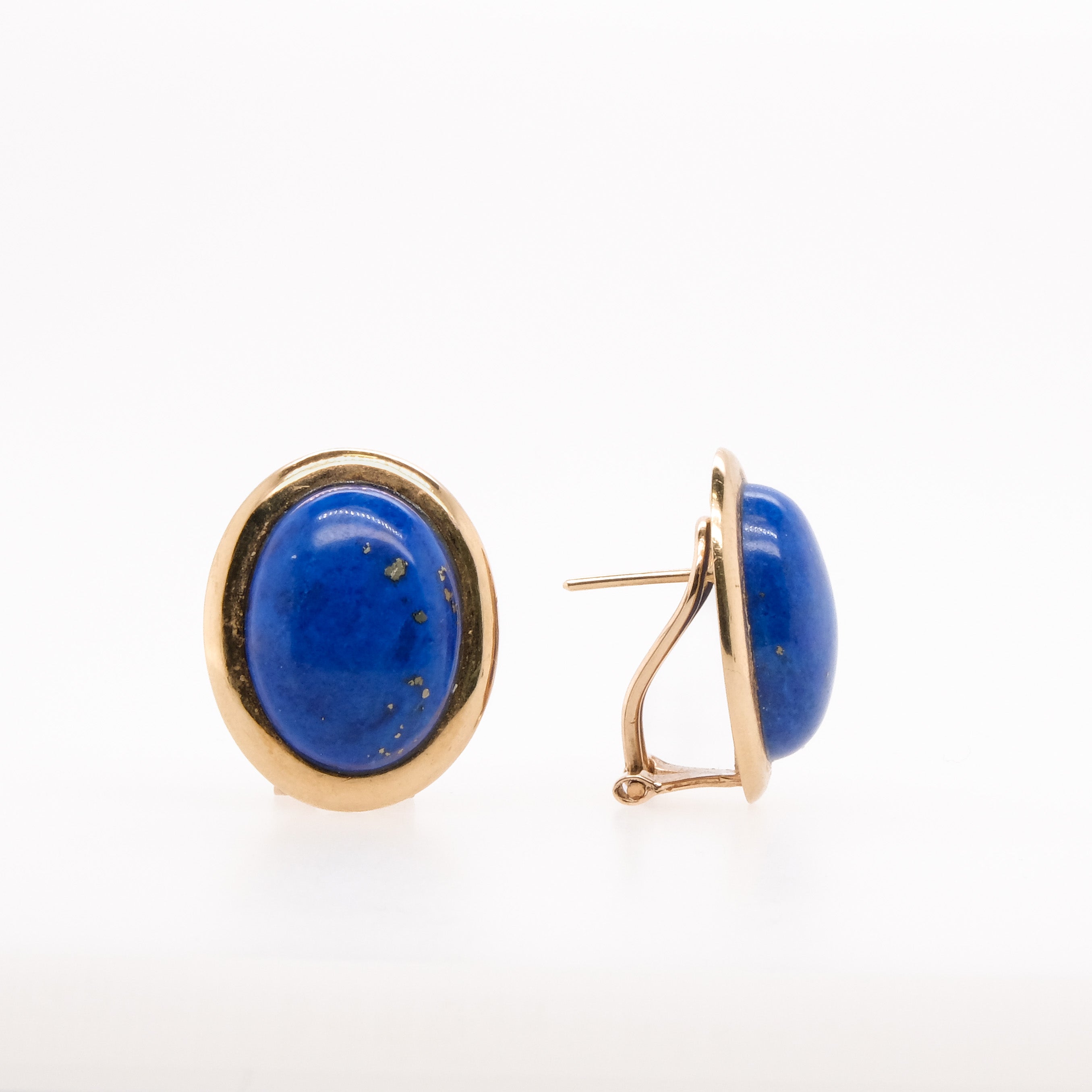 14k Lapis French Back Earrings