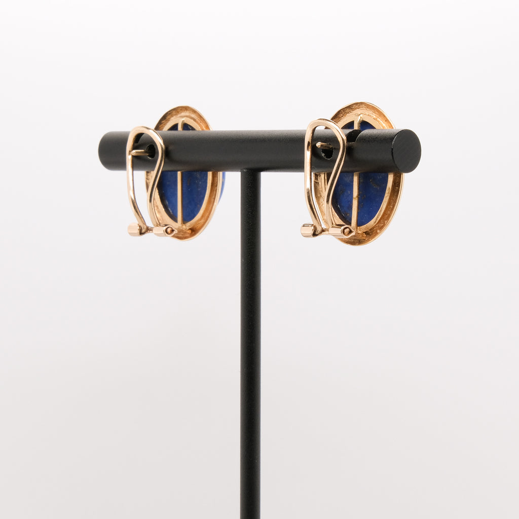 14k Lapis French Back Earrings