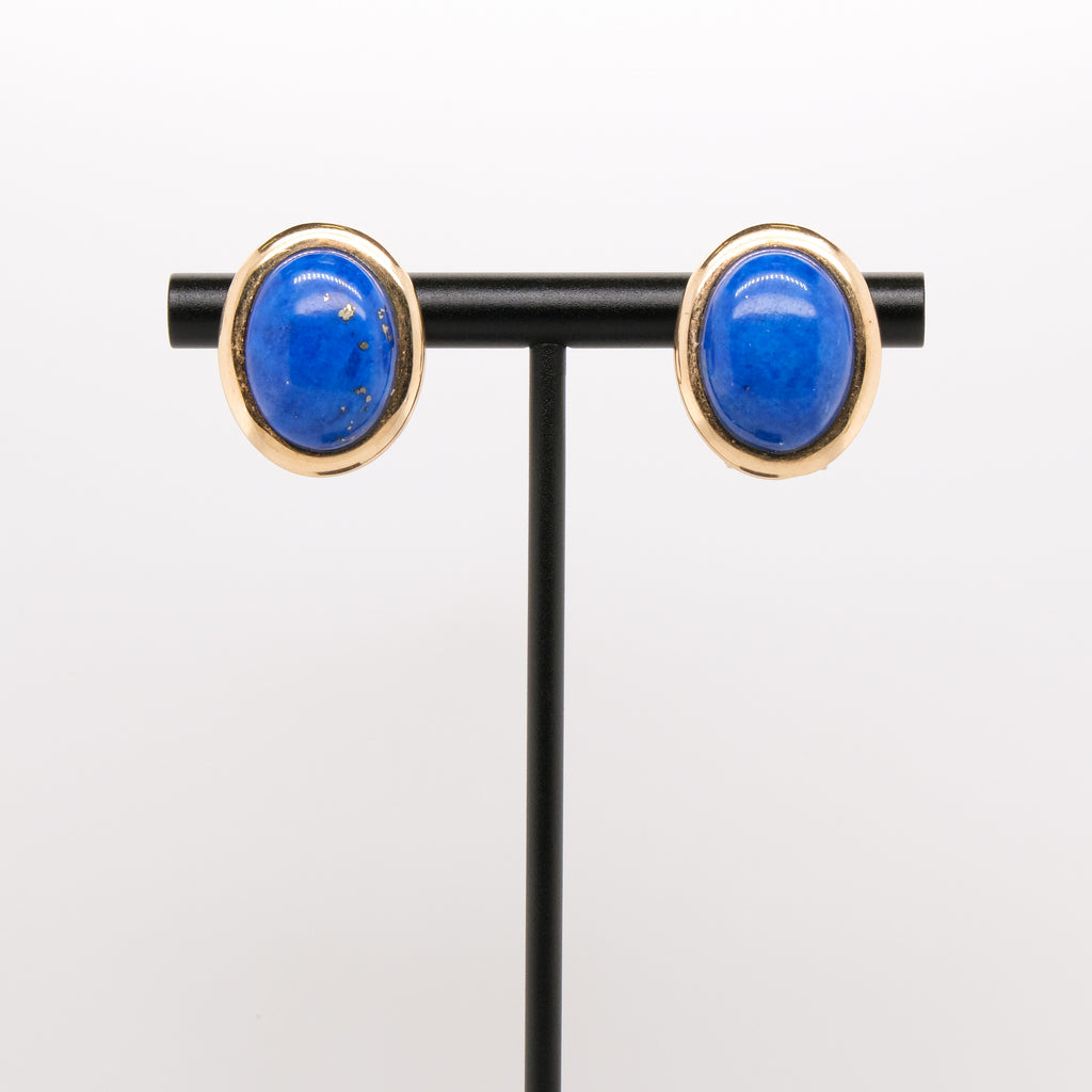 14k Lapis French Back Earrings
