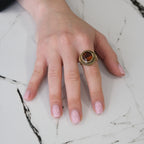 14k Madeira Citrine Ring