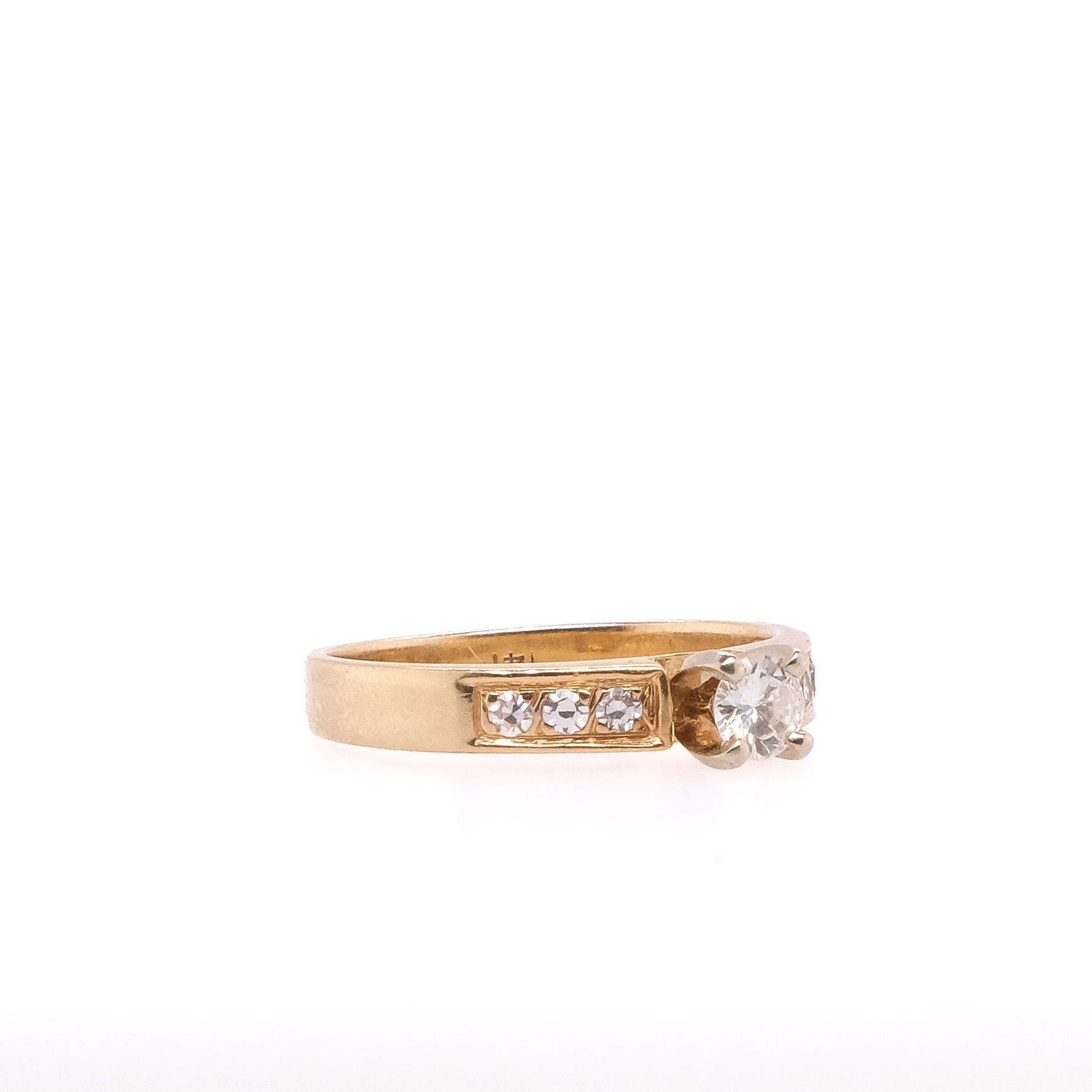 14k Diamond Ring