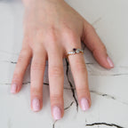 18k Antique Ruby & Diamond Ring