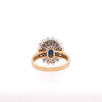 18k Sapphire & Diamond Ring