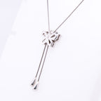 18k Butterfly Lariat Necklace