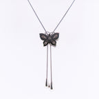 18k Butterfly Lariat Necklace