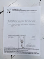 18k Butterfly Lariat Necklace