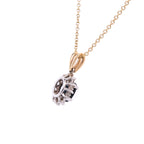 14k Sapphire & Diamond Pendant