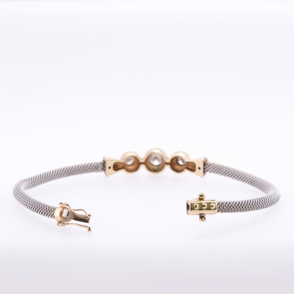 14k Trio Diamond Bracelet