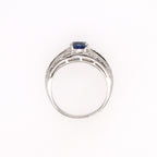 14k Sapphire & Diamond Ring