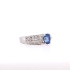 14k Sapphire & Diamond Ring