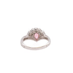 14k Garnet & Diamond Ring