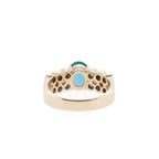 18k Emerald & Diamond Ring
