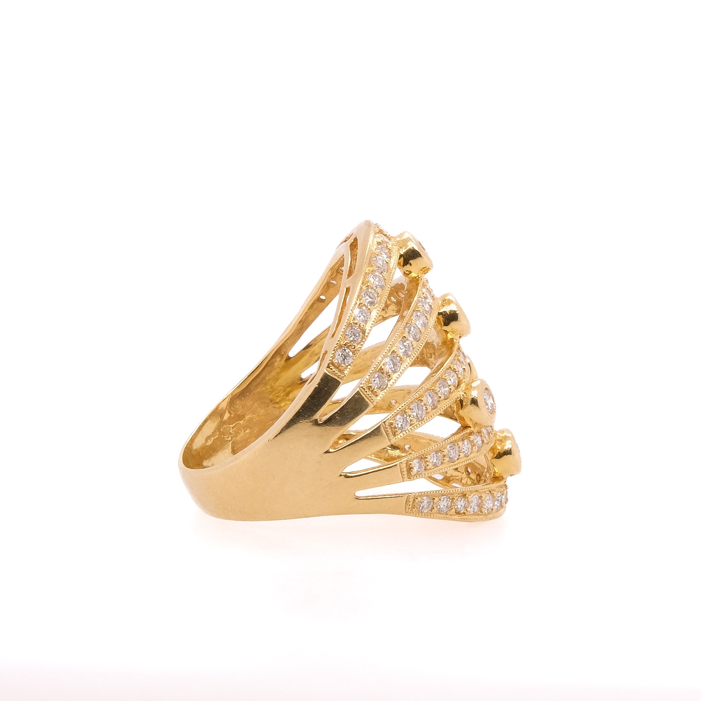 18k Diamond Cocktail Ring