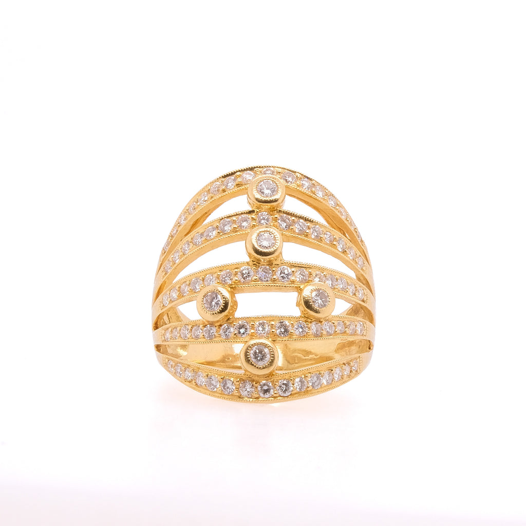 18k Diamond Cocktail Ring