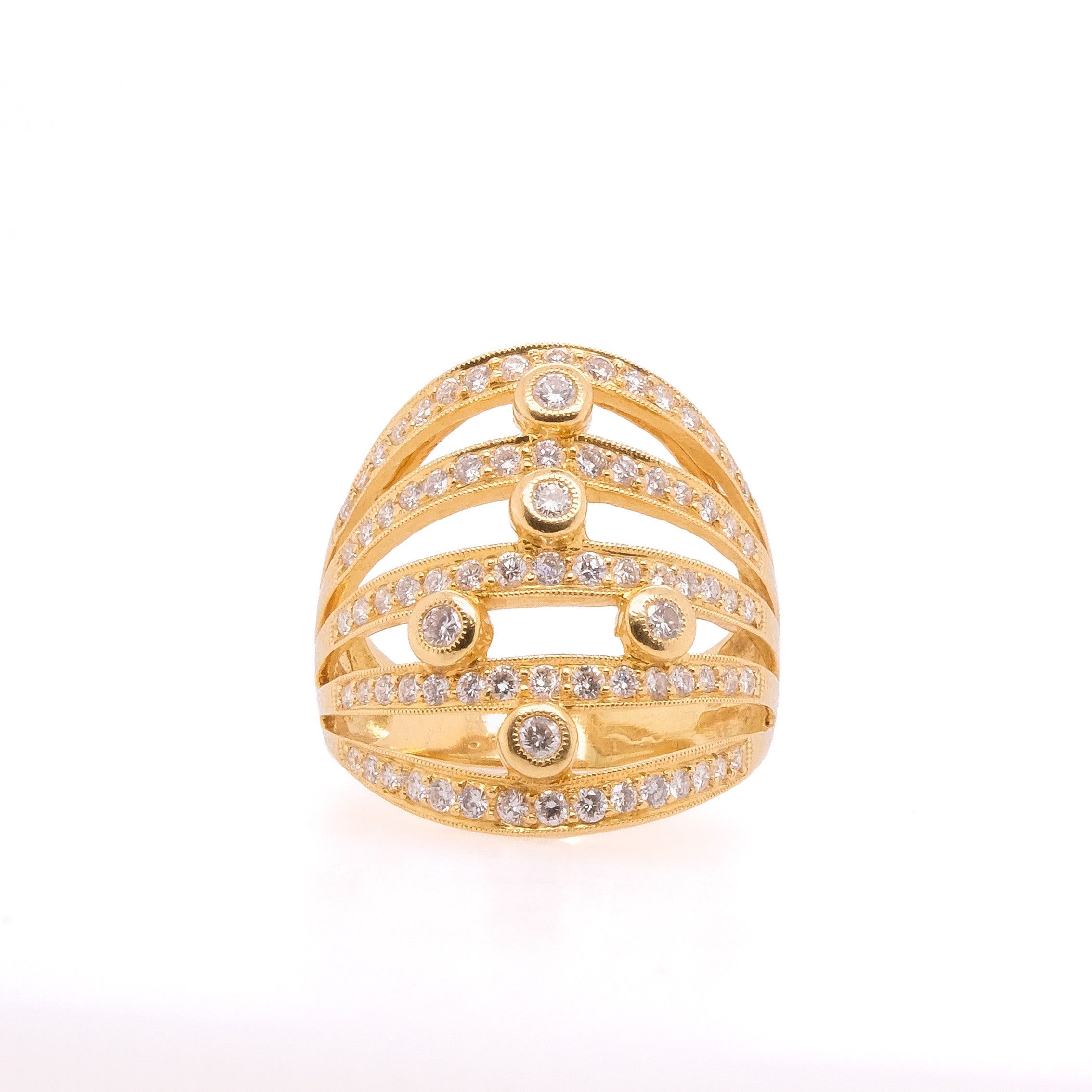 18k Diamond Cocktail Ring