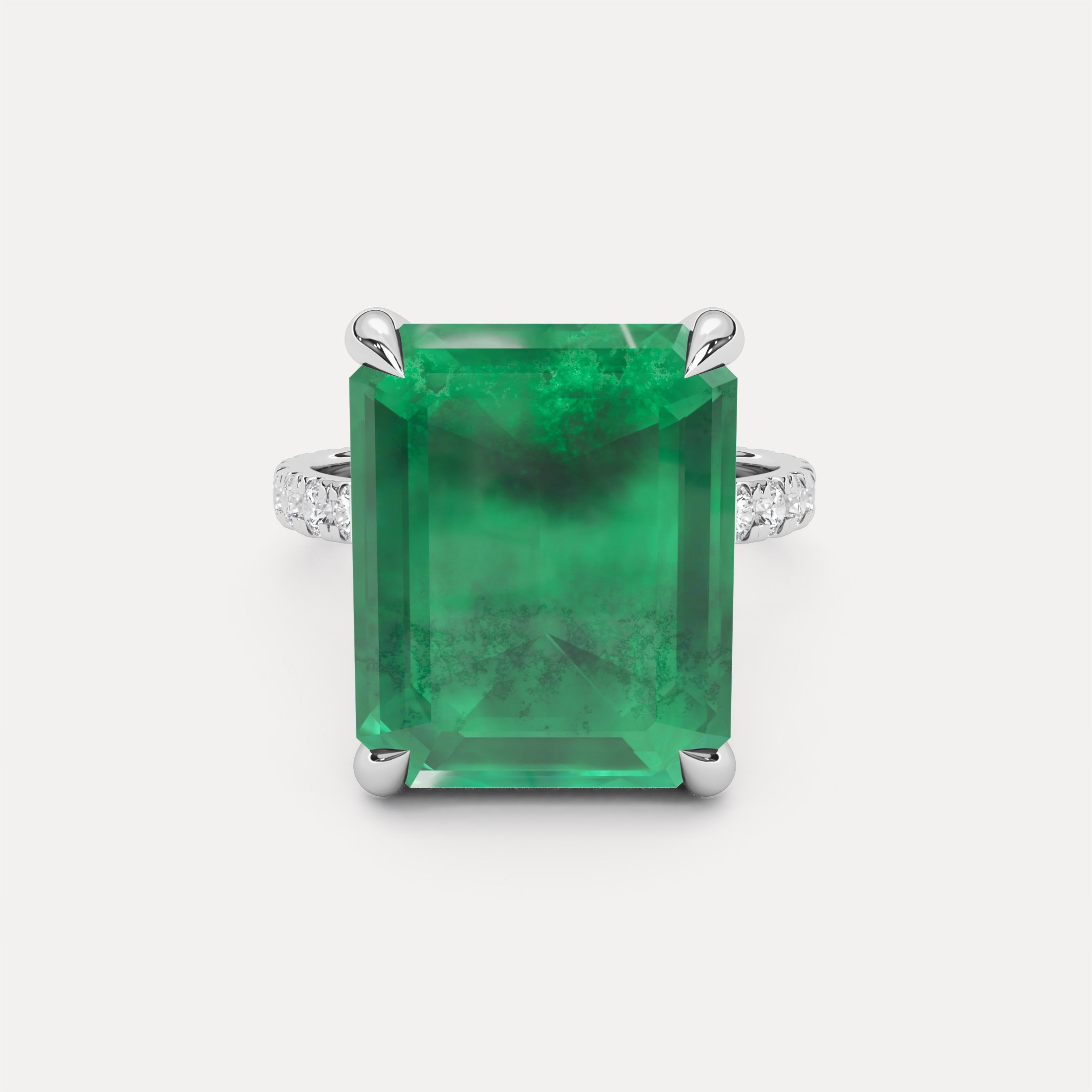 Sofia Emerald & Diamond Ring