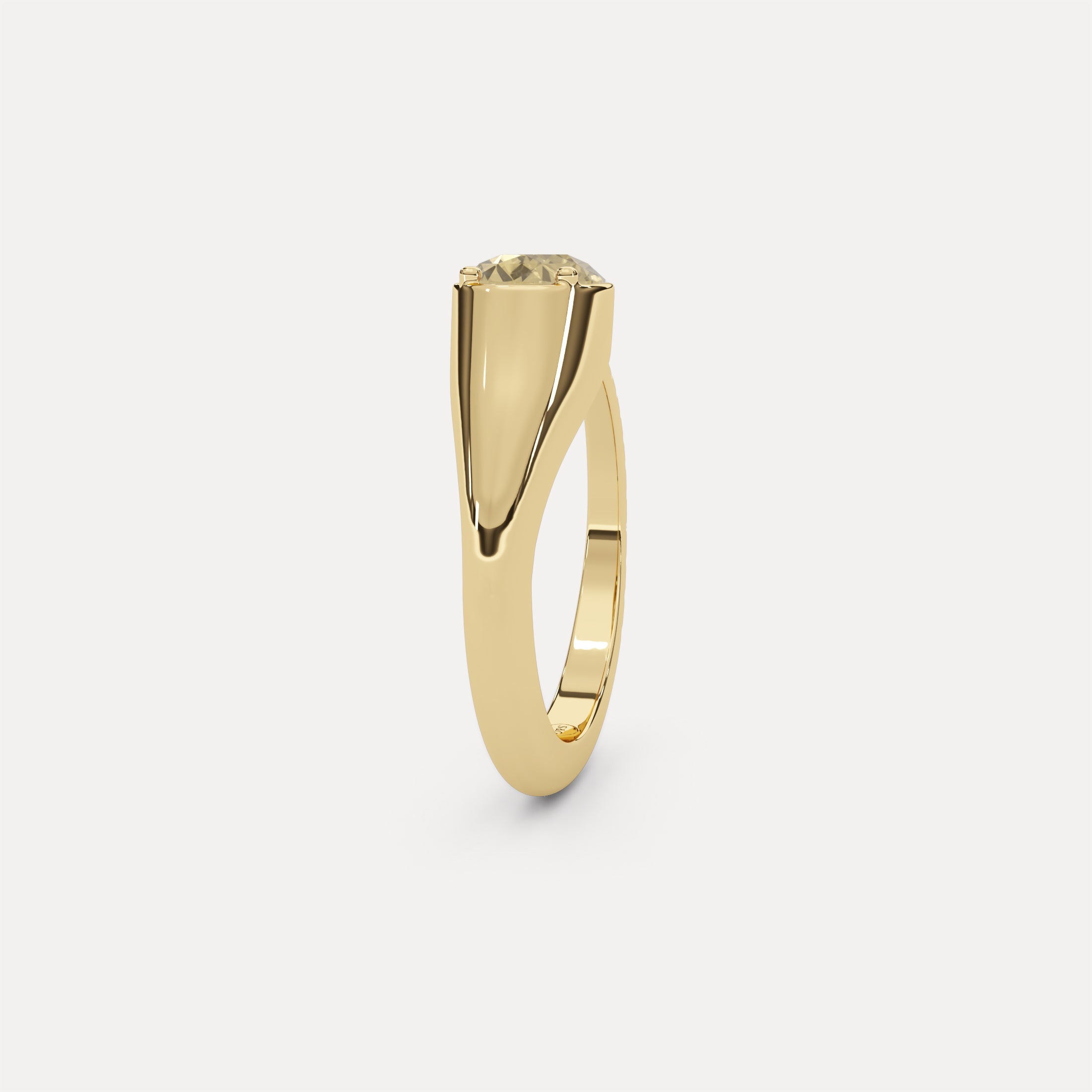 Niki Ring in Butter Yellow