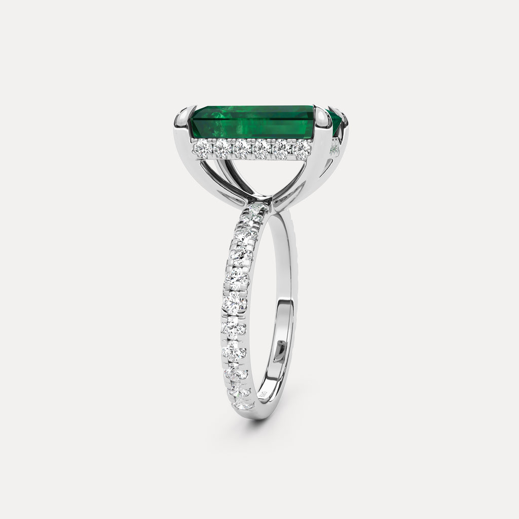 Sofia Emerald & Diamond Ring