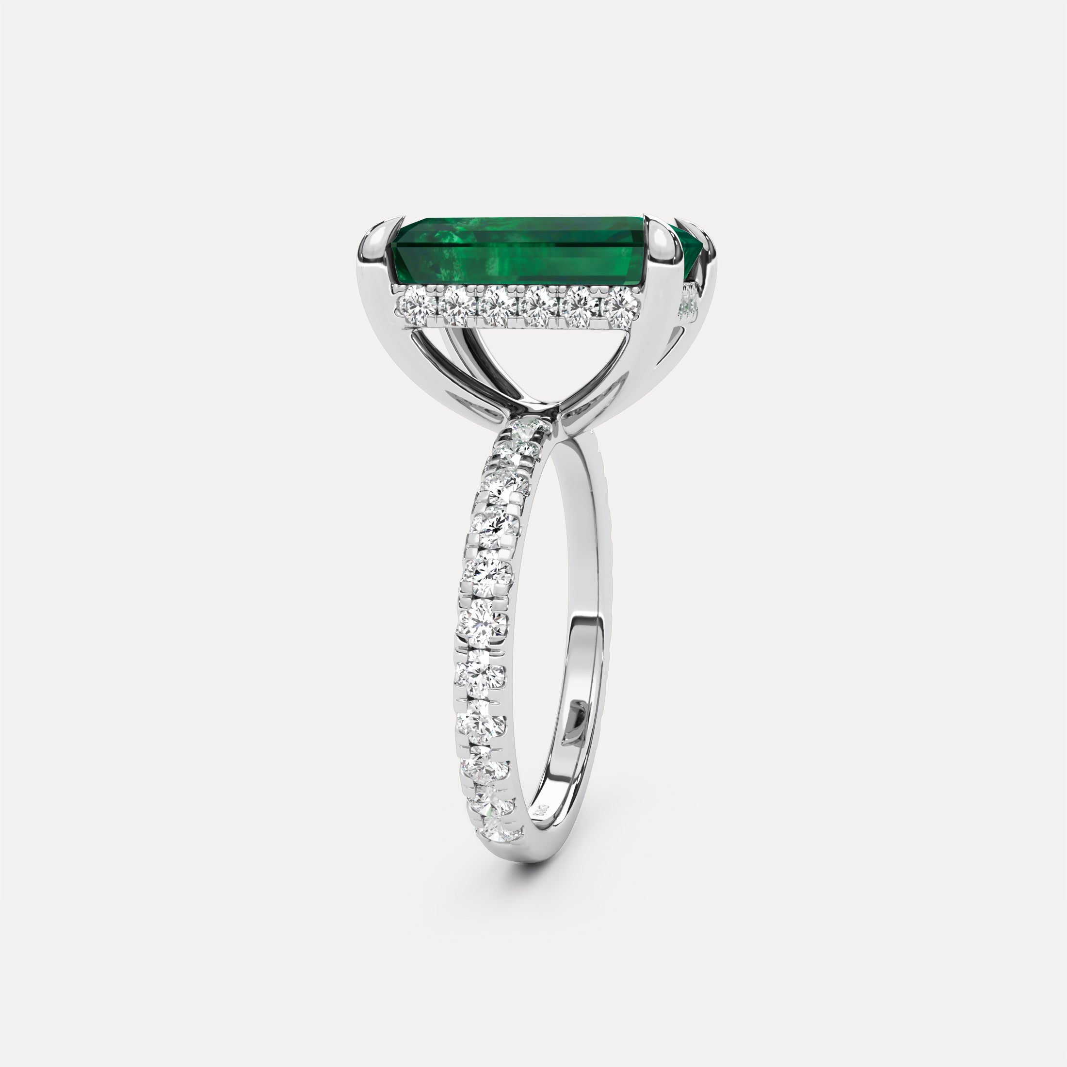 Sofia Emerald & Diamond Ring