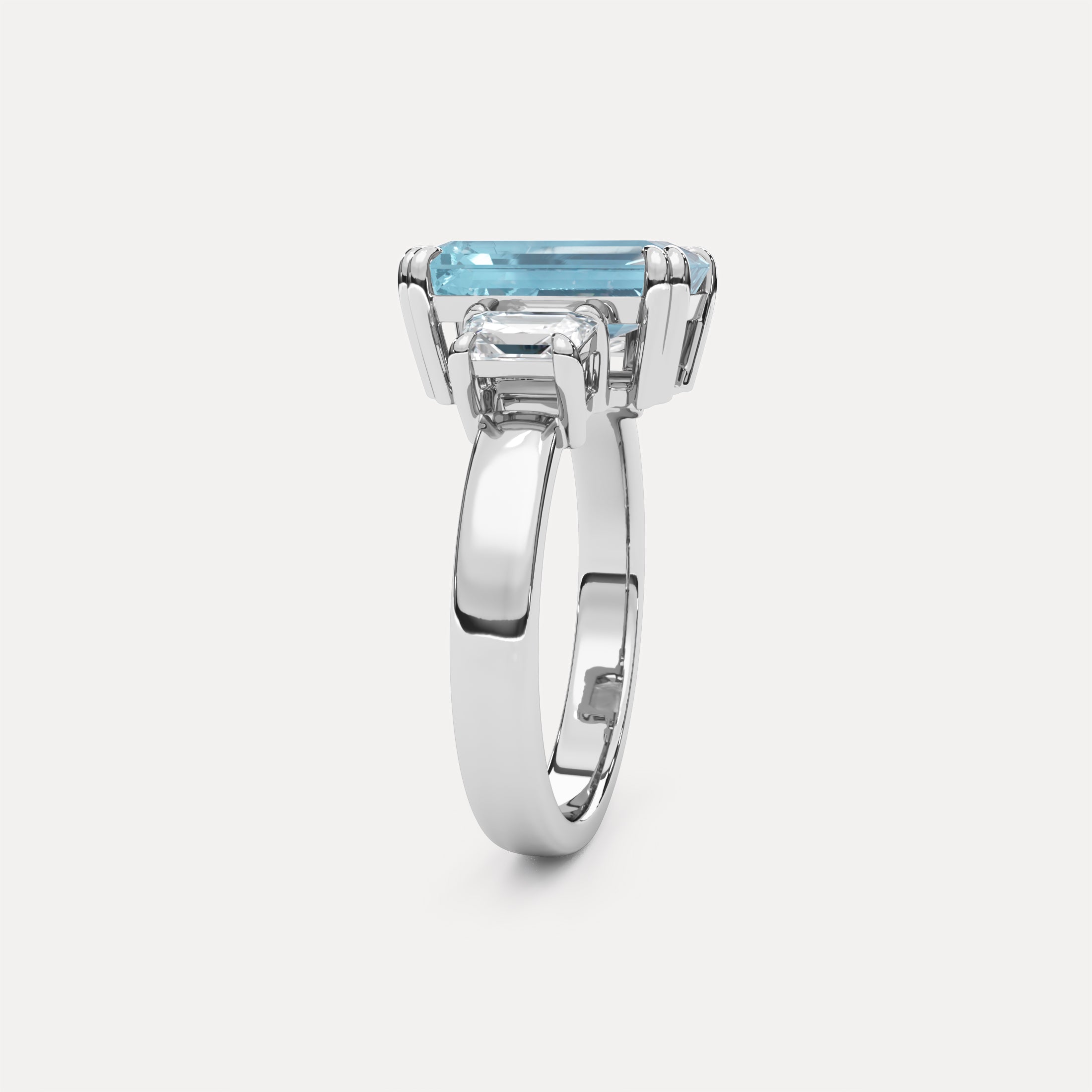 Signature Aquamarine & Diamond Ring