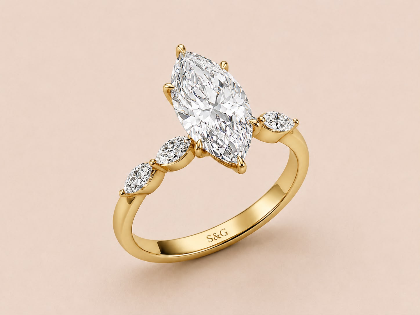 Marquise Art Deco Ring