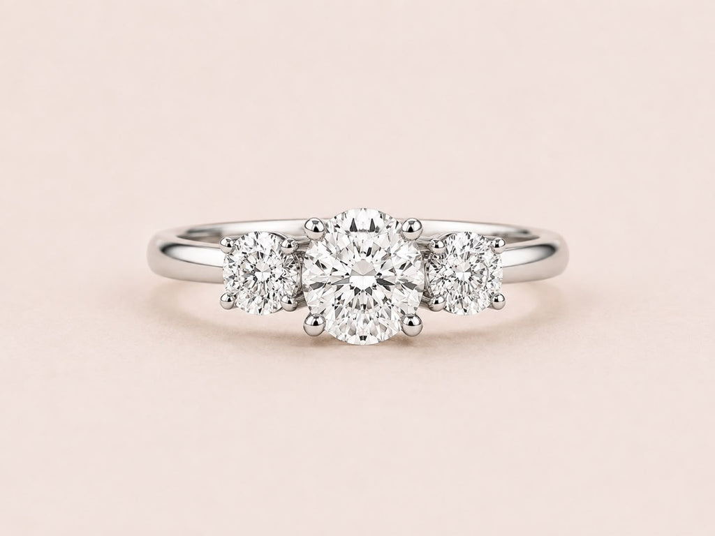 Brilliant Round Trilogy Ring