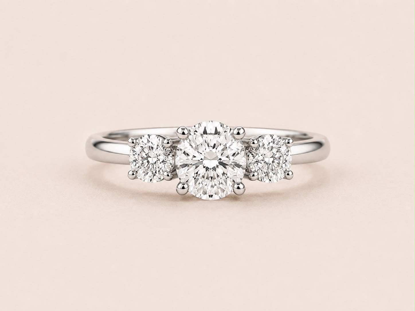 Brilliant Round Trilogy Ring