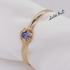 14k Tanzanite & Diamond Bracelet