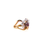 18k Garnet Cocktail Ring