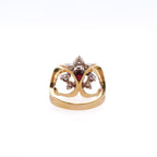 18k Garnet Cocktail Ring