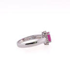 14k Pink Sapphire Cocktail Ring