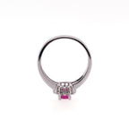 14k Pink Sapphire Cocktail Ring