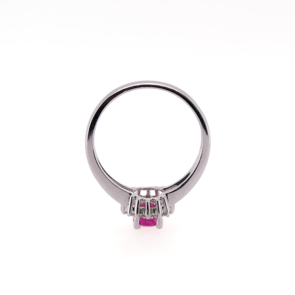 14k Pink Sapphire Cocktail Ring