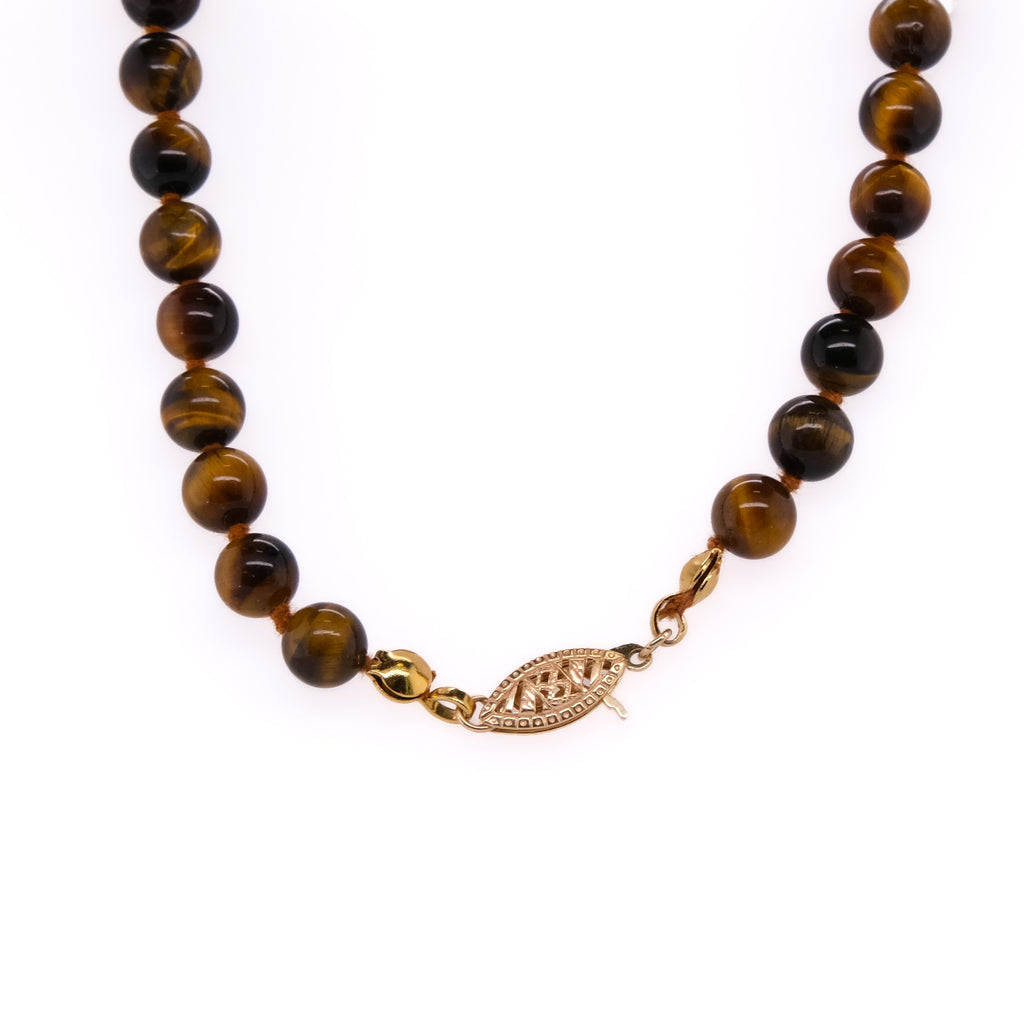 14k Tiger's Eye Necklace