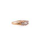14k European Cut Diamond Ring