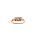 14k European Cut Diamond Ring